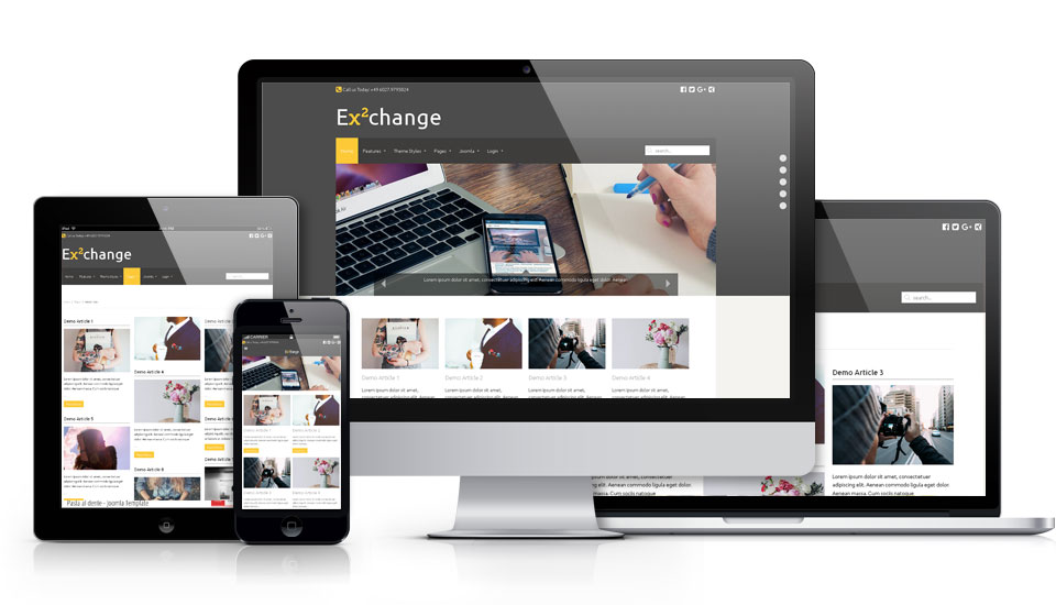 EXchange Joomla Template